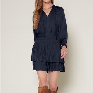 Current Air Aurelie Pleated Mini Dress
